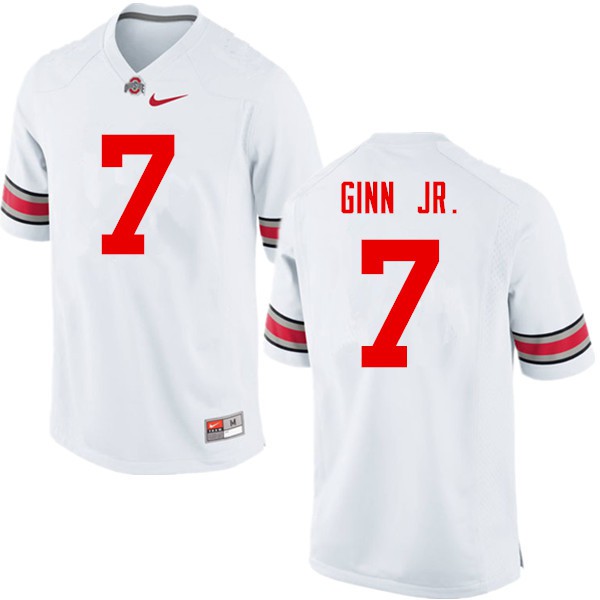 Ohio State Buckeyes #7 Ted Ginn Jr. Men Football Jersey White